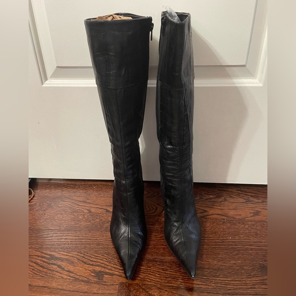 Charles David pointed toe stiletto heel boots - Picture 1 of 8